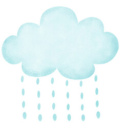 cloud with rain drops