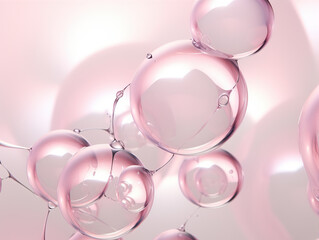 Beauty Concept Essential Oil Liquid Background,created with generative ai tecnology.