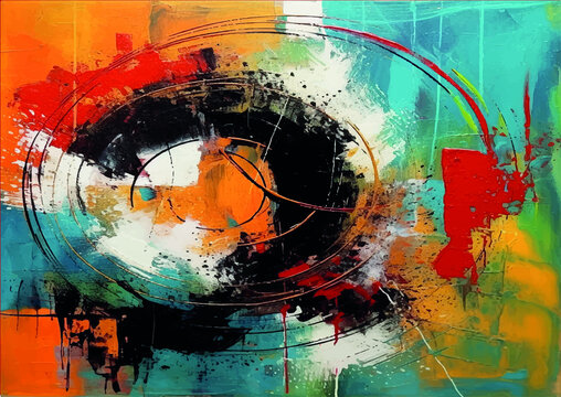 abstract grunge background, Generative  Ai