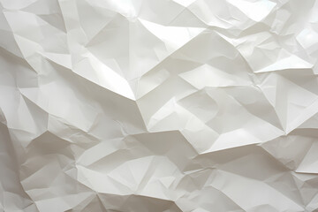 bright white background. Texture of paper with kinks and dents, old and dilapidated.