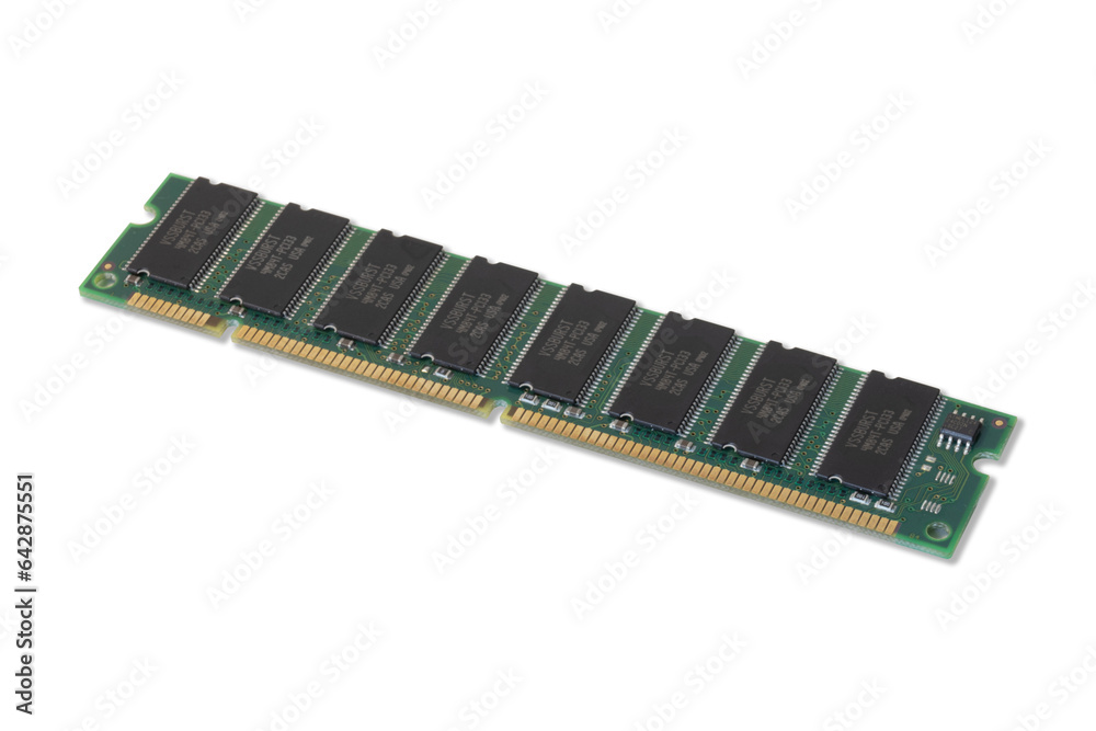 Wall mural random access memory module stick