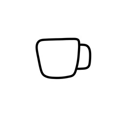 cup of coffe icon vector 