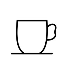 cup of coffe icon vector 