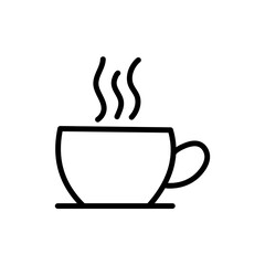 cup of coffe icon vector 