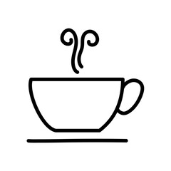 cup of coffe icon vector 