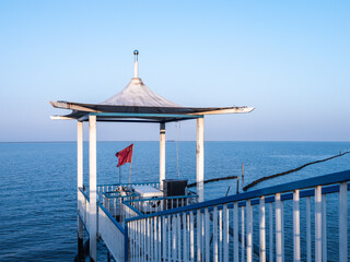 gazebo on the beach