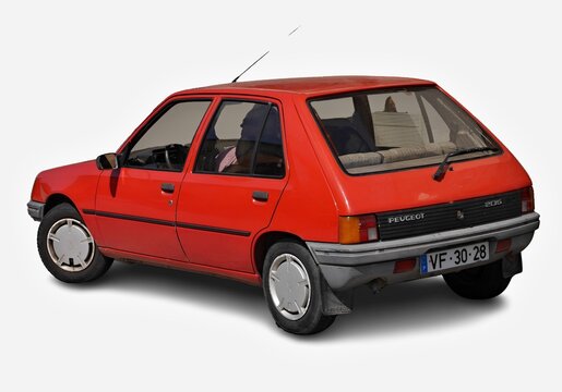 Classic Peugeot 205 from the 80's