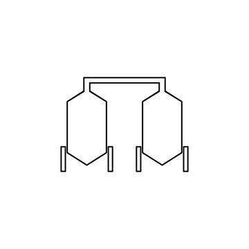 recommend clip art: Silo with grain icon isolated on transparent background