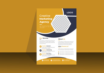 Brochure design, cover modern layout, annual report, poster, vector illustration template flyer in A4