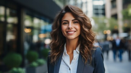 Fototapeta premium portrait of a business woman
