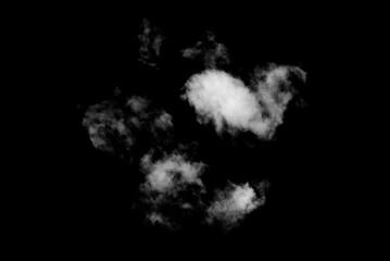 Biała chmura, dym