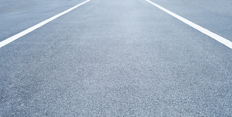 Fototapeta premium A photo of an empty asphalt road