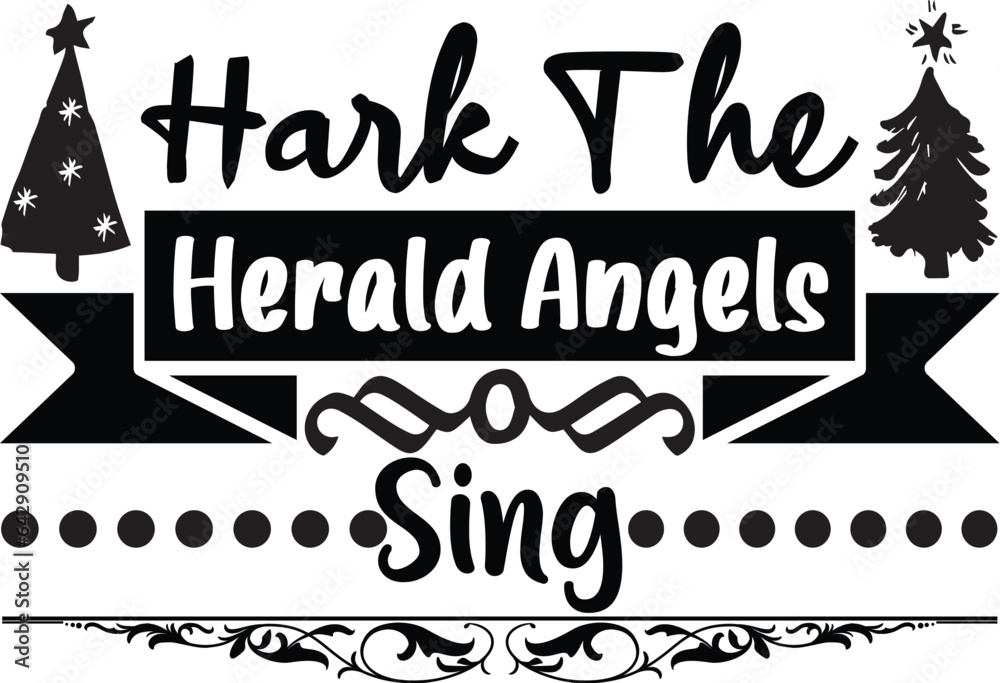 Wall mural hark the herald angels sing