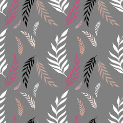 Seamless floral pattern tropical texture