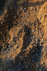 Sand and stone gravel texture