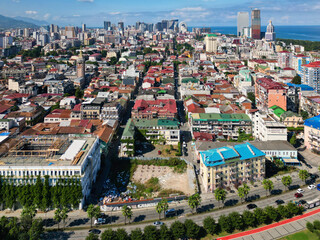 Georgia, Batumi, aerial view from drone