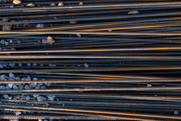 Close up of a steel wire