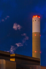 chimney of a factory