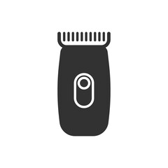 Hair Clipper glyph vector icon isolated. Hair Clipper stock vector icon for web, mobile app and ui design