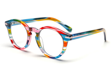 Buntes, modernes und lebensfrohes Brillengestell