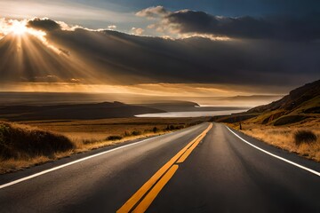 Fototapeta premium driving on the road