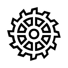 Gear Line Icon 86