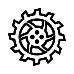 Obraz premium Gear Line Icon 80