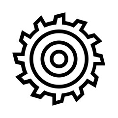 Gear Line Icon 82