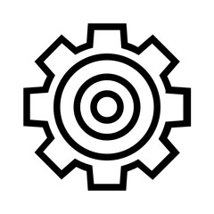 Gear Line Icon 18