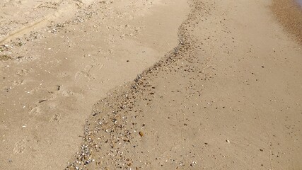 footprints in the sand