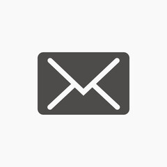 letter, sms, mail, envelope, message, email vector icon symbol