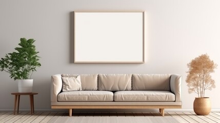 Aesthetic Tranquility Chronicles: Mock-Up Frame Brilliance Redefines Modern Decor