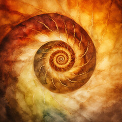 spiral shell background