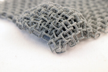 Additiv gefertigtes, 3d gedrucktes Kettennetz aus Kunststoff via High Speed Sintering