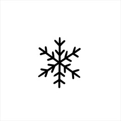 Hand-drawn Snow weather doodle vector illustration