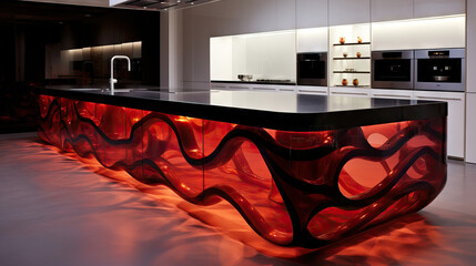 epoxy kitchen modern