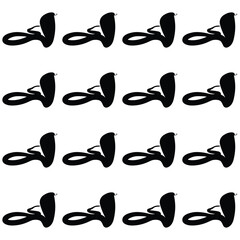 silhouettes of glasses