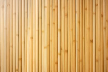 Rolgordijnen Simplified tropical bamboo wall texture background with wood like pattern © The Big L