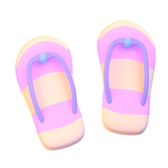 3d rendered icon Summer Happy Holiday