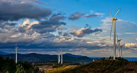 경북 영덕 풍력발전단지