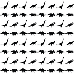 silhouettes of animals