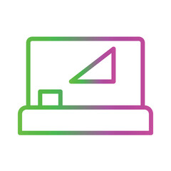 School Study Triangle Icon