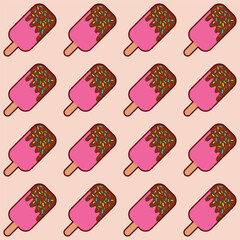 seamless background with pills