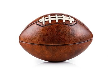 American football white background