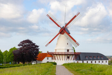 Dybbøl mill is a grain mill at Dybbøl Banke near Dybbøl in Southern Jutland in Denmark. It was originally built in 1744.