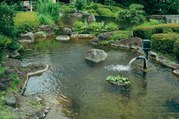 日本庭園の風景