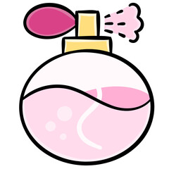 perfume bottle illustration