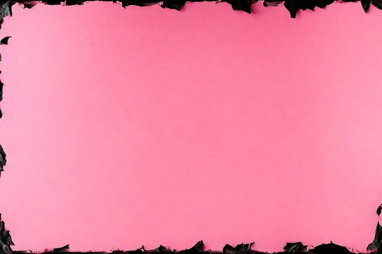 Pink burnt edge paper background