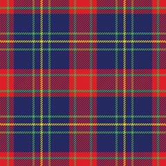 Tartan plaid check pattern texture. Seamless vector pattern. Winter Christmas design. Perfect for textile or print design.