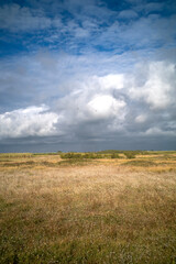 Fototapeta premium Orage sur l'océan avant la tempête sur l'île d'Oléron en France